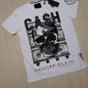 T-Shirt Philipp Plein, Cash, size XL, White